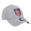 Adult New Era USMNT 9Forty Grey Hat - Angled Right View