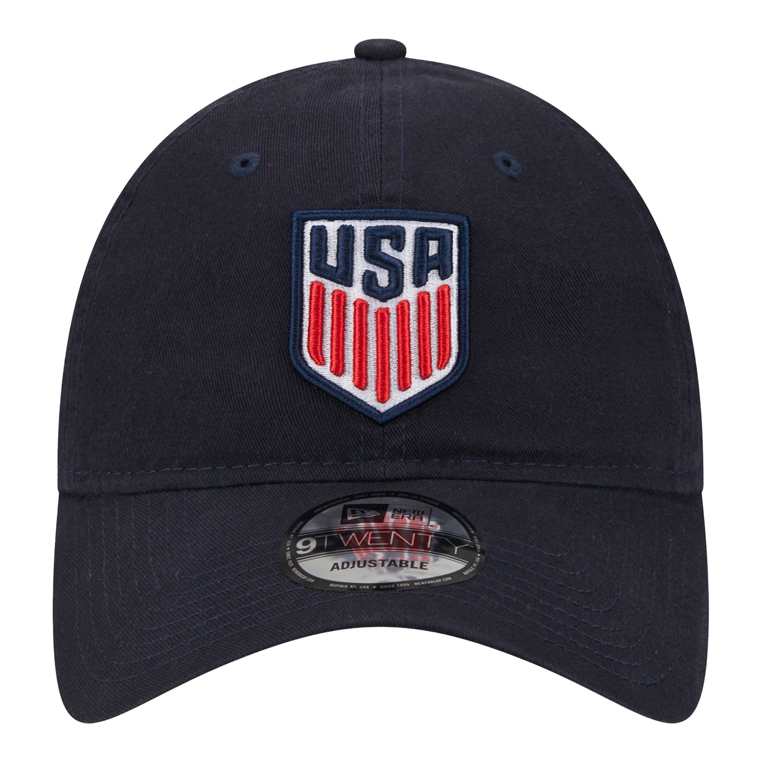 Adult New Era USMNT 9Twenty Black Hat - Front View