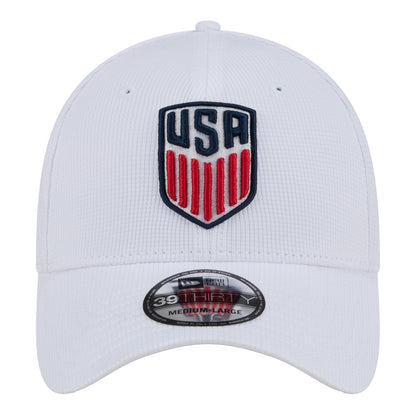 Adult New Era USMNT 39Thirty Active White Hat