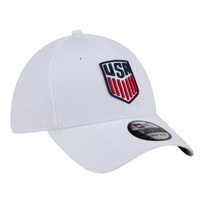 Adult New Era USMNT 39Thirty Active White Hat