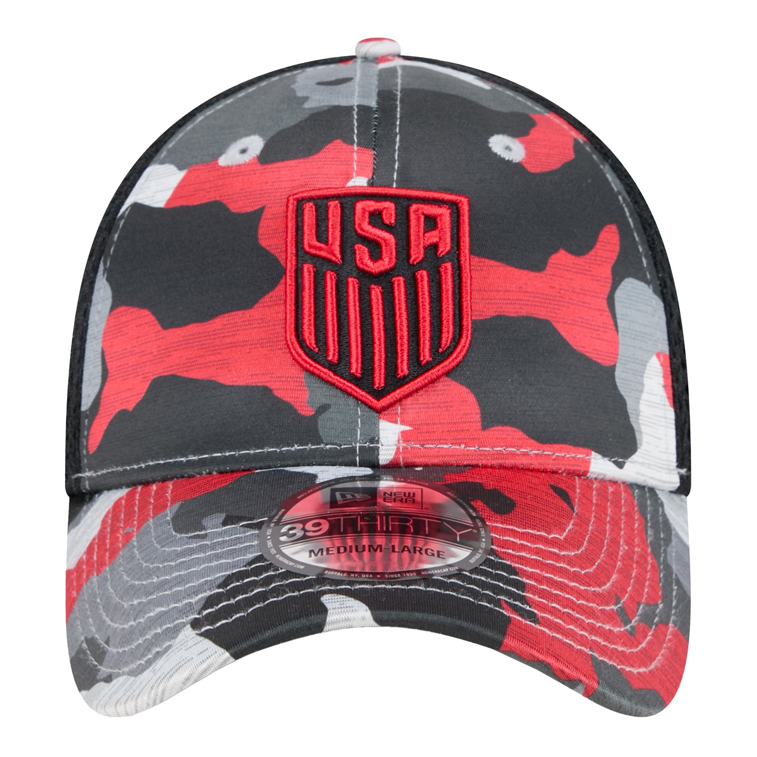 Adult New Era USMNT 39Thirty Active Camo Hat
