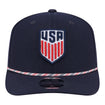 Adult New Era USMNT 9Seventy Rope Navy Hat