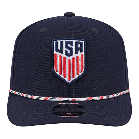 Adult New Era USMNT 9Seventy Rope Navy Hat