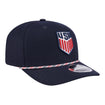 Adult New Era USMNT 9Seventy Rope Navy Hat