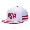 Adult Fan Ink USMNT Off-Shore White Snapback Hat