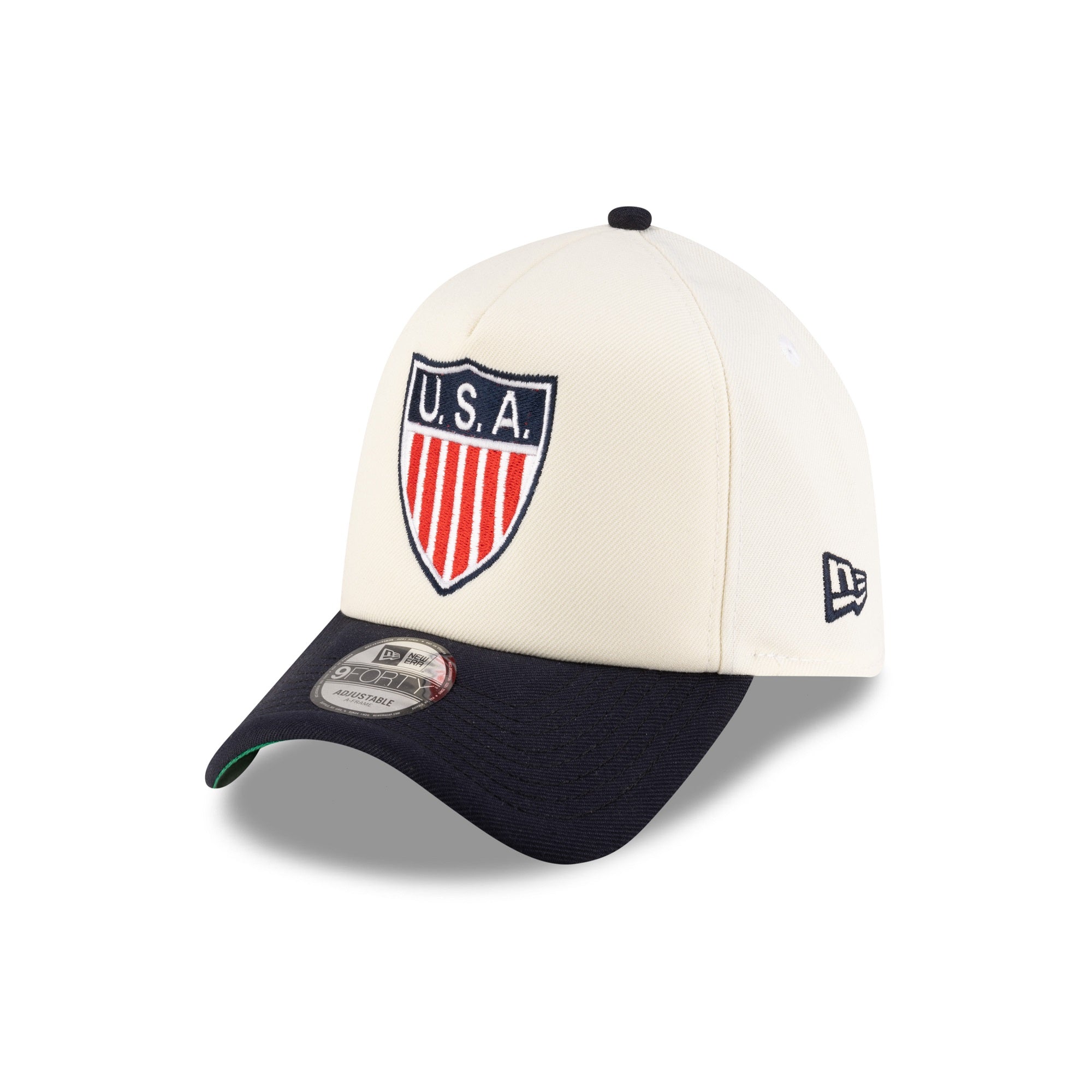 Adult New Era 9Forty A Frame 1950 Retro Off White Hat