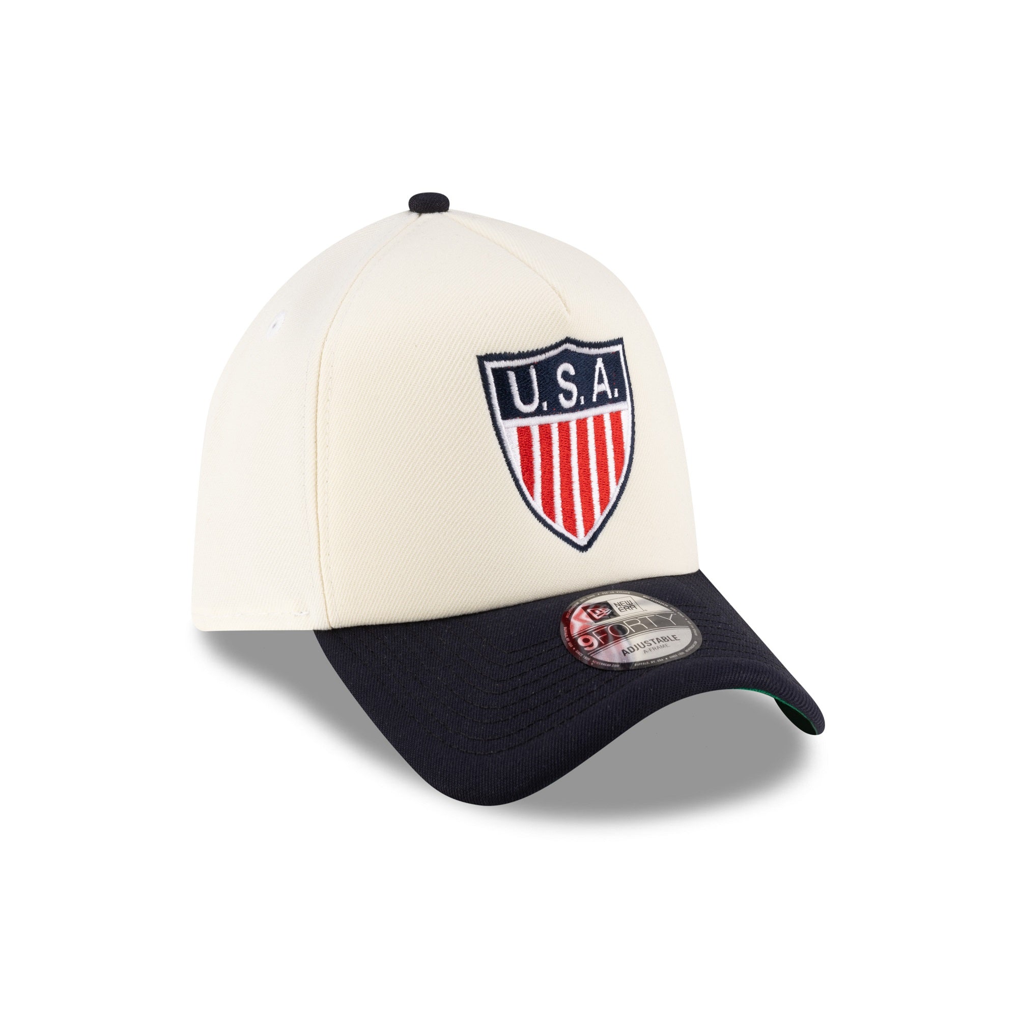 Adult New Era 9Forty A Frame 1950 Retro Off White Hat