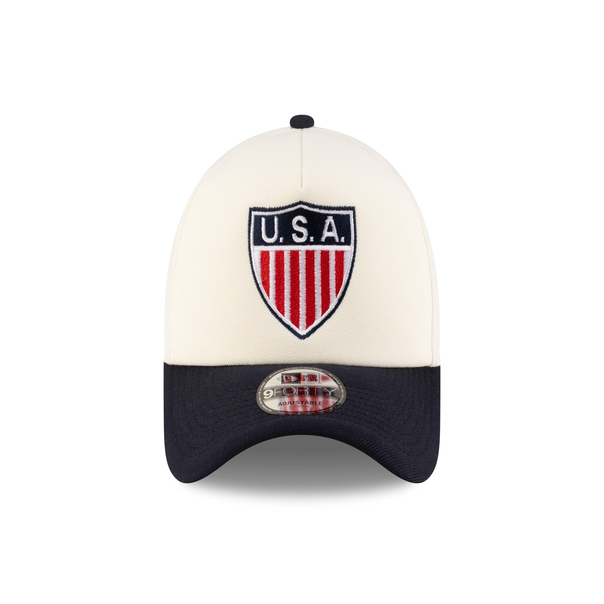 Adult New Era 9Forty A Frame 1950 Retro Off White Hat