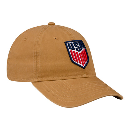 Adult New Era USMNT 9Forty Light Bronze Hat