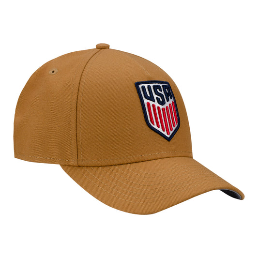 New Era 9Forty M Crown USMNT Crest Light Bronze Hat