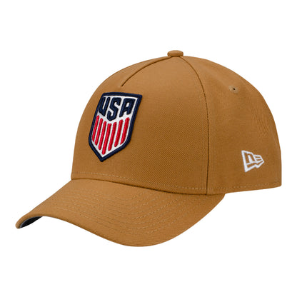 New Era 9Forty M Crown USMNT Crest Light Bronze Hat