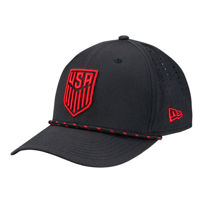 Adult New Era 9Seventy USMNT Black Rope Hat