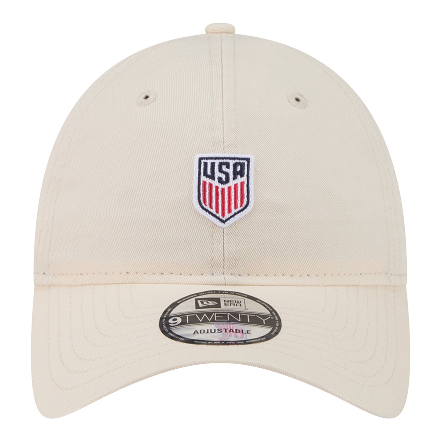 Adult New Era 9Twenty USMNT Micro Logo Natural Hat