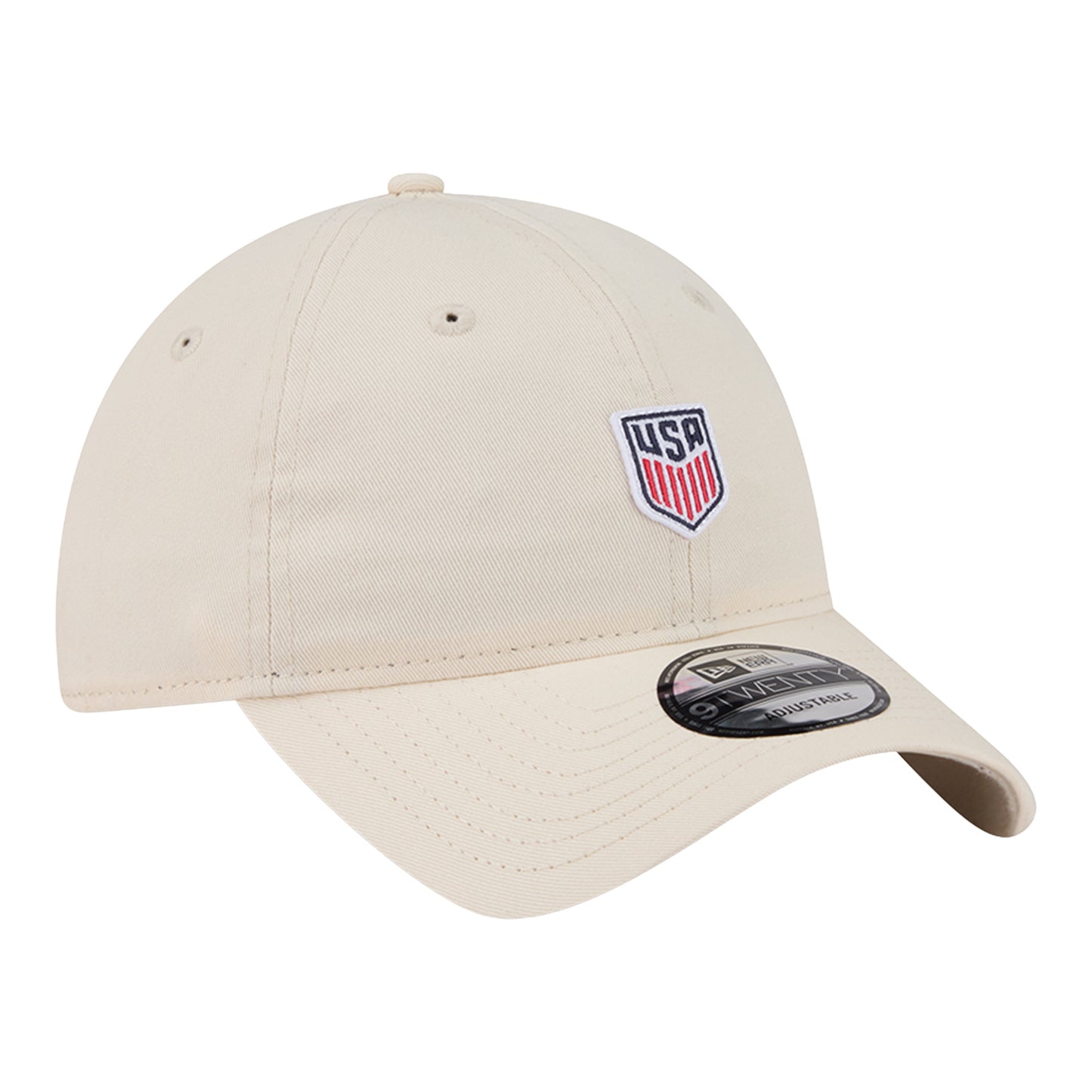 Adult New Era 9Twenty USMNT Micro Logo Natural Hat