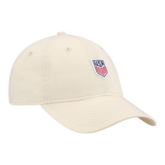 Adult New Era 9Twenty USMNT Micro Logo Natural Hat