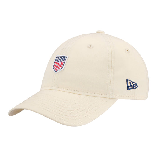 Adult New Era 9Twenty USMNT Micro Logo Natural Hat