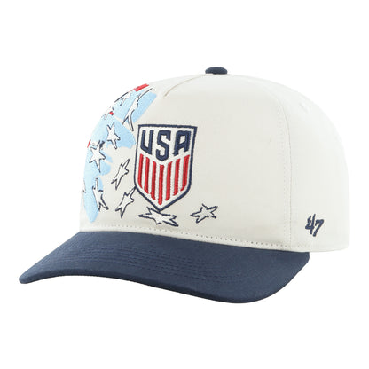 Adult 47 Brand Stars & Stripes White Hitch Hat