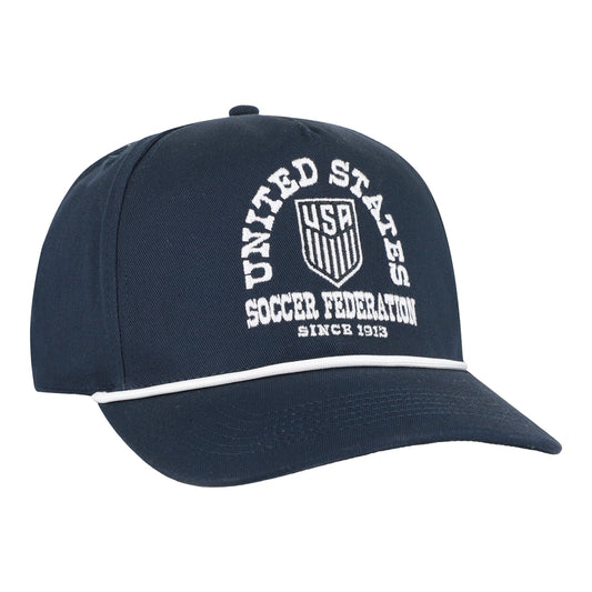 Adult 47 Brand USMNT Nylon Navy Clean Up Rope Hat