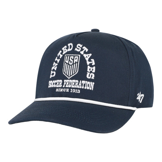 Adult 47 Brand USMNT Nylon Navy Clean Up Rope Hat