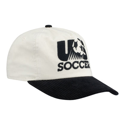 Unisex New Era 19Twenty USMNT Retro Crest Corduroy Visor Hat