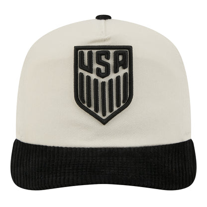 Unisex New Era 19Twenty USMNT Crest Corduroy Visor Hat
