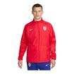 Men's Nike USMNT 2023 Splatter Swoosh Red Jacket - Front View