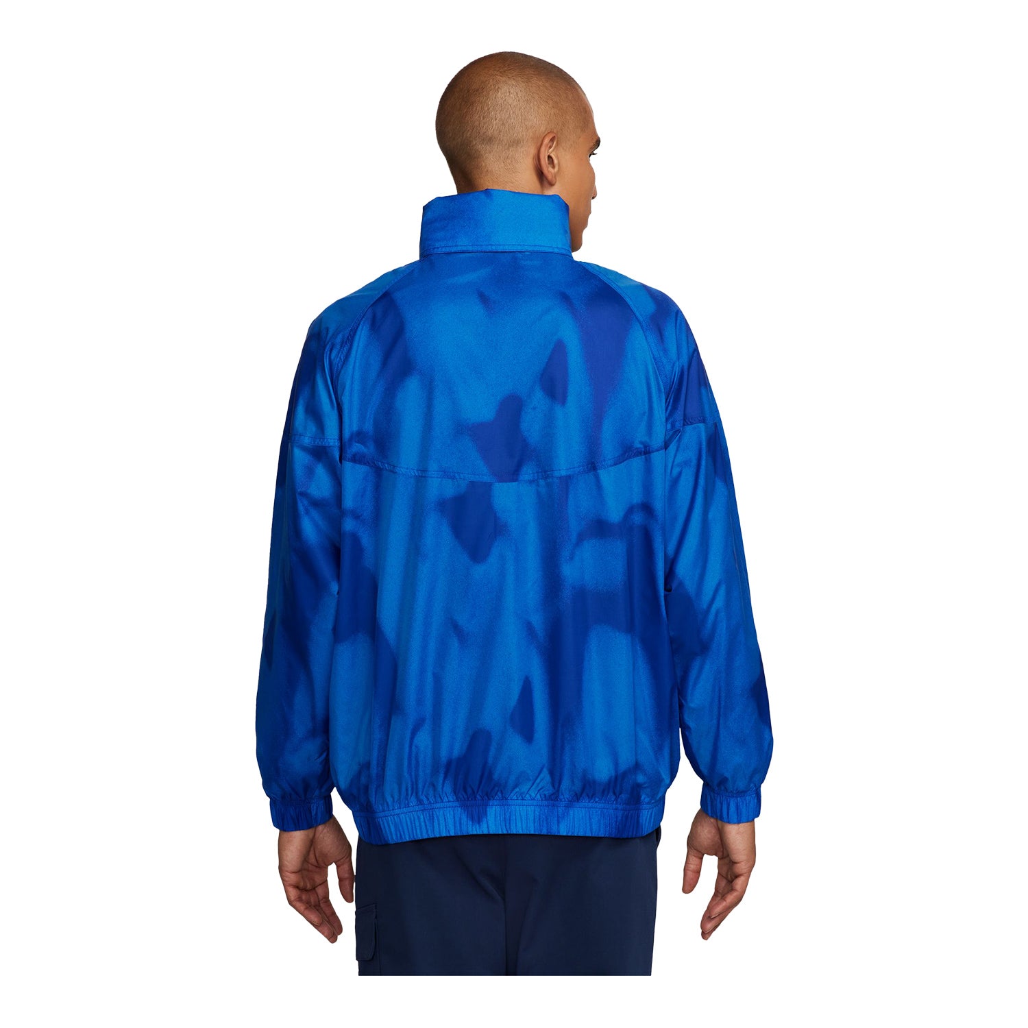 Men's Nike USA Anorak Royal Quarter Zip - Back View