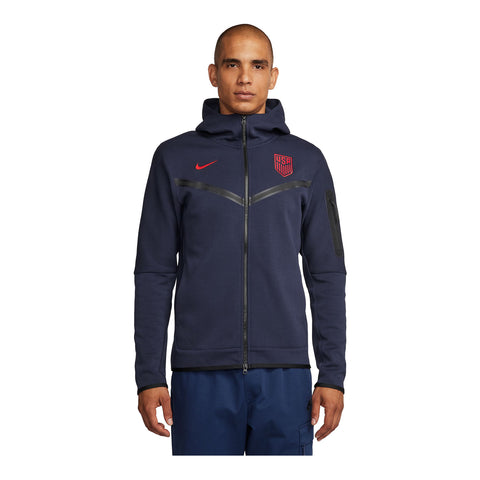 Men's Nike USA Tech Fleece Full-Zip Navy Jacket Official