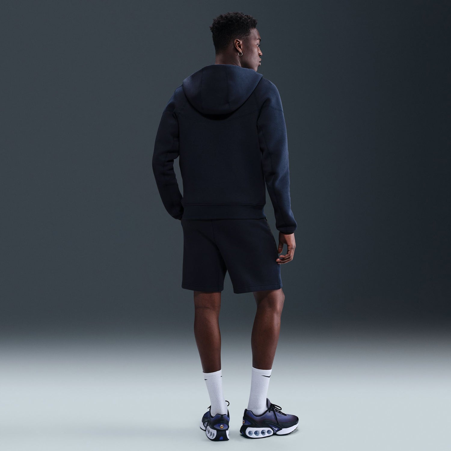 Men's Nike USA Tech Fleece Windrunner Full-Zip Navy Jacket