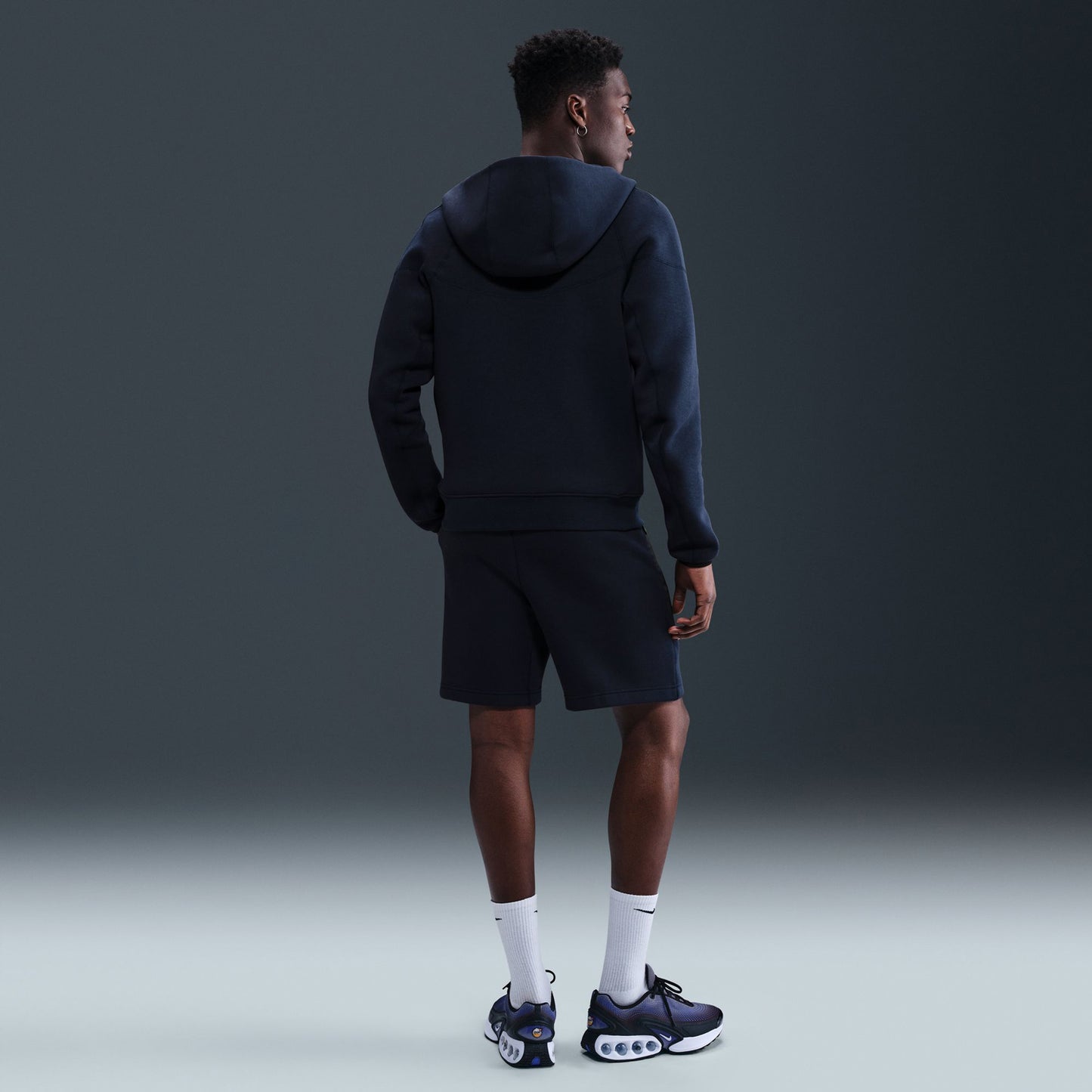 Men's Nike USA Tech Fleece Windrunner Full-Zip Navy Jacket