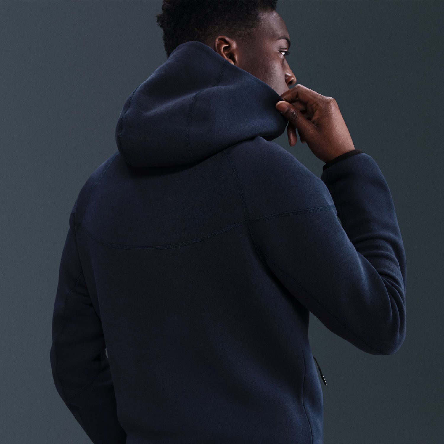 Men's Nike USA Tech Fleece Windrunner Full-Zip Navy Jacket