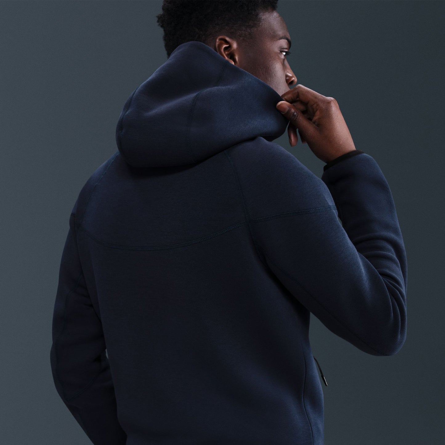 Men's Nike USA Tech Fleece Windrunner Full-Zip Navy Jacket