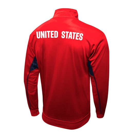 Unisex U.S. Soccer Red Track Jacket