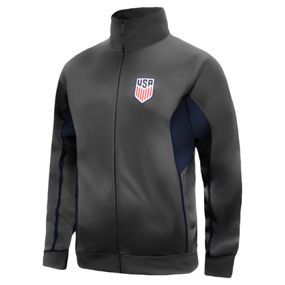 Unisex U.S. Soccer Gray Track Jacket