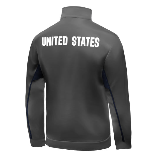 Unisex U.S. Soccer Gray Track Jacket