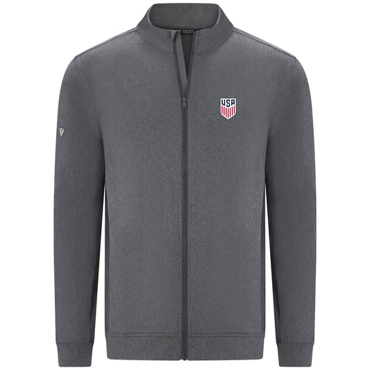Unisex Levelwear USMNT Full-Zip Charcoal Jacket