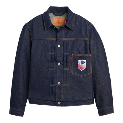 Unisex Levi's United States Black Denim Jacket