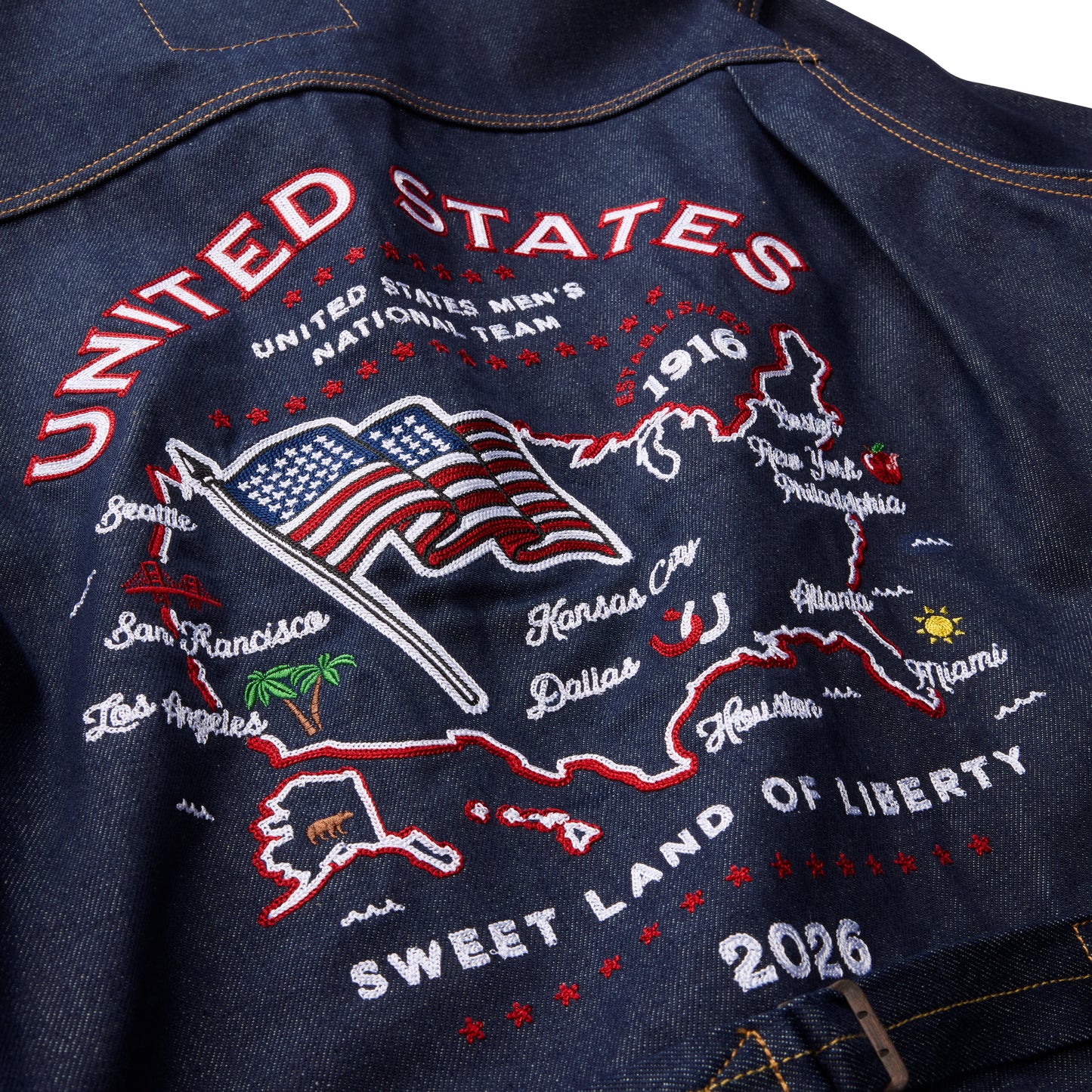 Unisex Levi's United States Black Denim Jacket