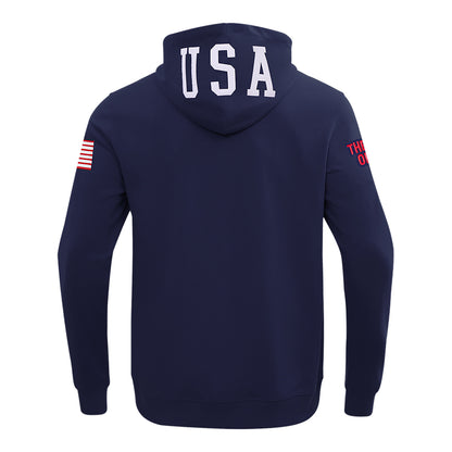 Unisex Pro Standard USMNT Classic Navy Full-Zip Hooded Jacket
