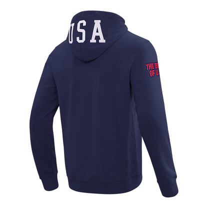 Unisex Pro Standard USMNT Classic Navy Full-Zip Hooded Jacket