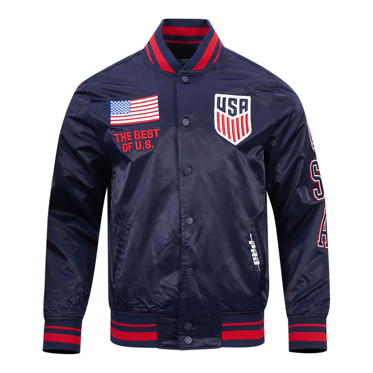 Unisex Pro Standard USMNT Classic Navy Satin Jacket