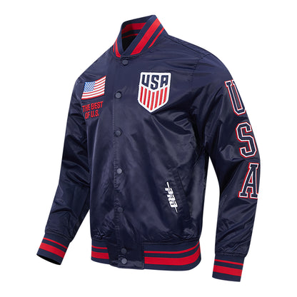 Unisex Pro Standard USMNT Classic Navy Satin Jacket