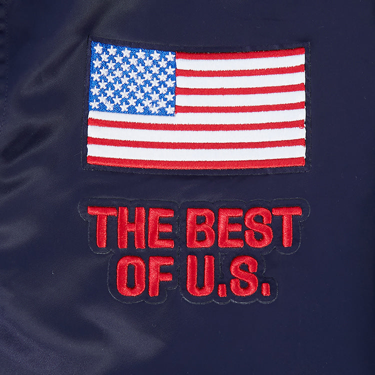 Unisex Pro Standard USMNT Classic Navy Satin Jacket