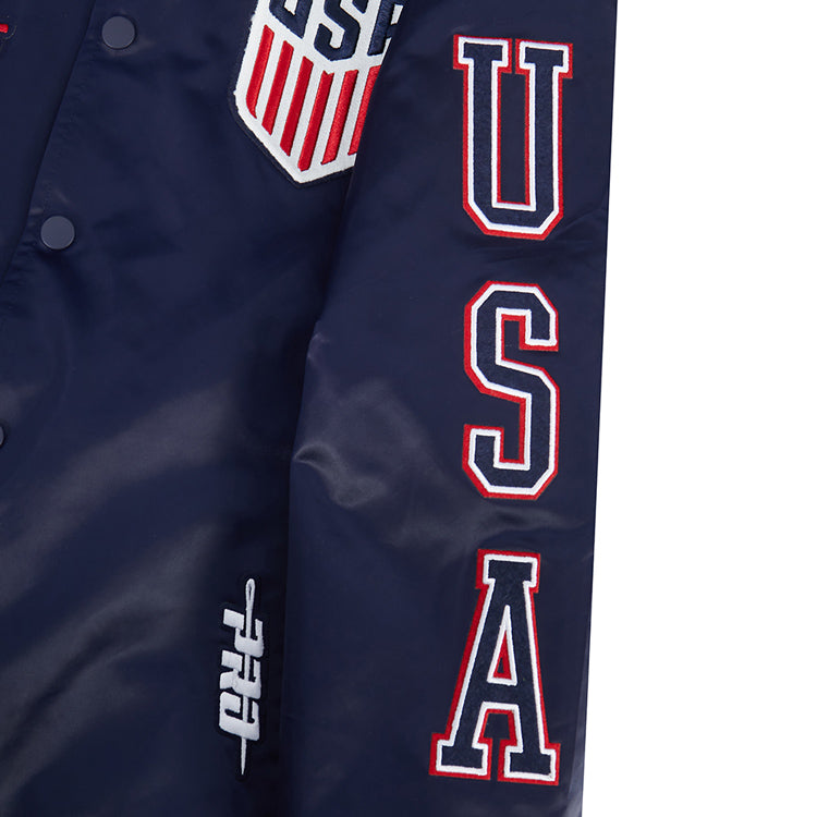 Unisex Pro Standard USMNT Classic Navy Satin Jacket