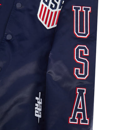 Unisex Pro Standard USMNT Classic Navy Satin Jacket