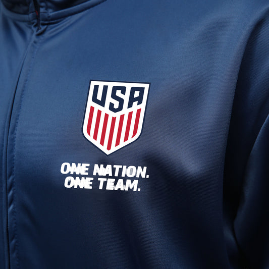 Unisex Icon Sports US Soccer Navy USA Jacket