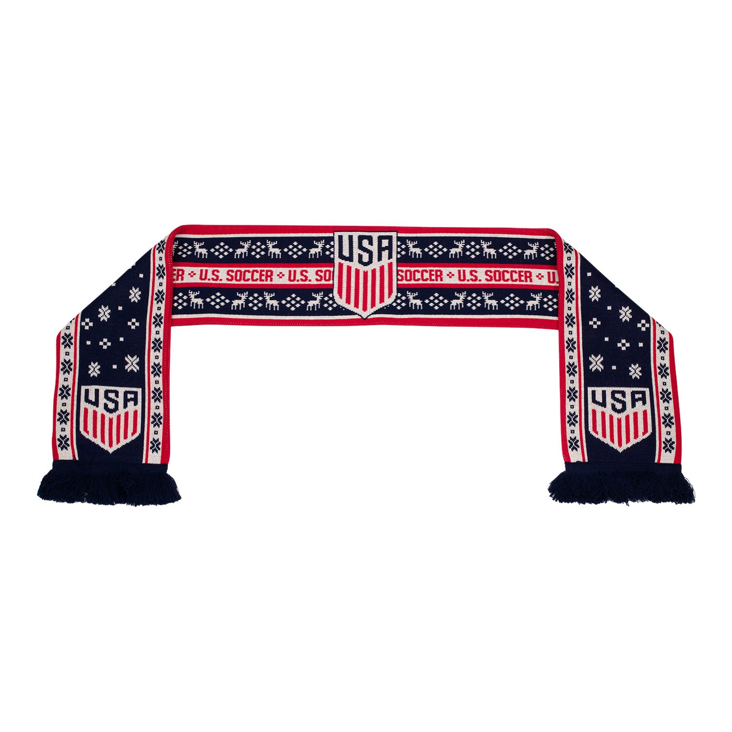 U.S. Soccer Holiday Sweater Scarf