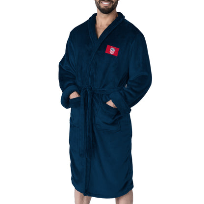 US Soccer Navy Snipe Silk Touch Robe