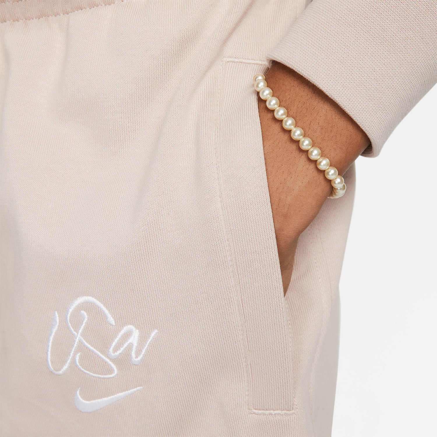 Men's Nike USMNT 2023 Standard Script Stone Pants - Pocket View