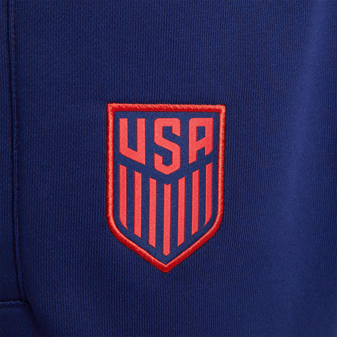 Men's Nike USMNT 2023 Standard Crest Blue Pants - Badge View